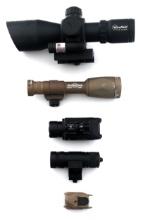 RIFLE SCOPE, FLASHLIGHTS, AND LASER ACCESSORIES