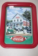 Coca Cola Tray, Issued 1998, Metal, 17 1/2" x 12 3/4"