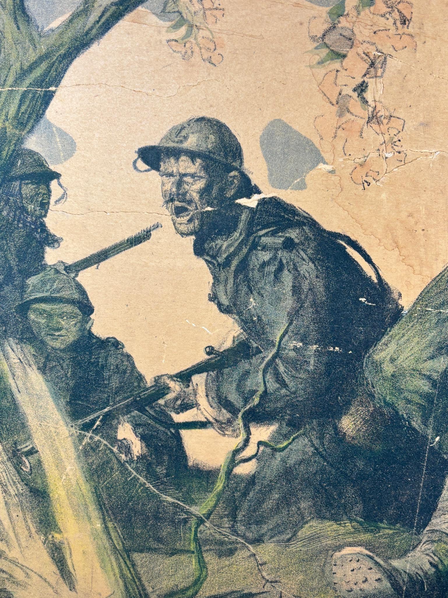 WWII FRENCH POSTER - JOURNEE DE L'ARMEE D'AFRIQUE ET DES TROUPES COLONIALES 1917
