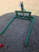 3pt round bale mover