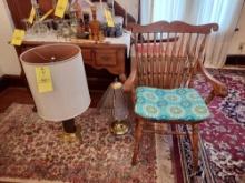 2 Table Lamps & Arm Chair