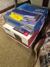 3 boxes of folders