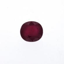 7.83 ctw Oval Cut Natural Ruby