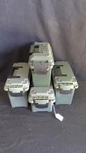 4 Plastic Ammo Cans