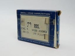 (20) 7.5x55mm Swiss Cartridges