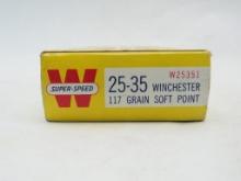 Winchester .25-35 Cartridge Box