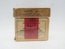 (2) Collectible Military Cartridge Boxes