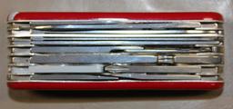 Huge Victorinox Officer Swiss Army Knife with Sheath and Additional Tools