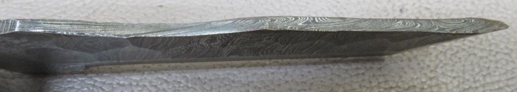 Custom Damascus Patter Tanto Style Tactical Knife