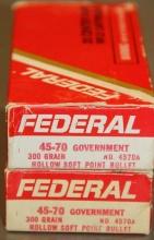 40 Cartridges Federal 45-70 Government Ammunition