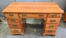 Town Table CO (Jamestown NY) Nine Drawer Desk