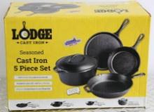 Lodge 5-Piece Cast Iron Set